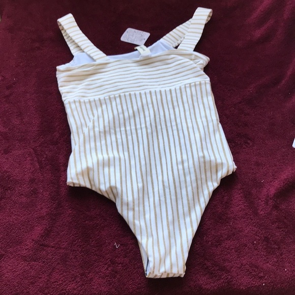 NWT Free People Balmy Nights Stripe one piece XS - Picture 7 of 9